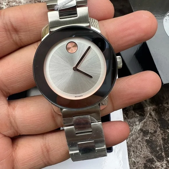 high quality wholesale Movado bold women s silver Watch smkcbm